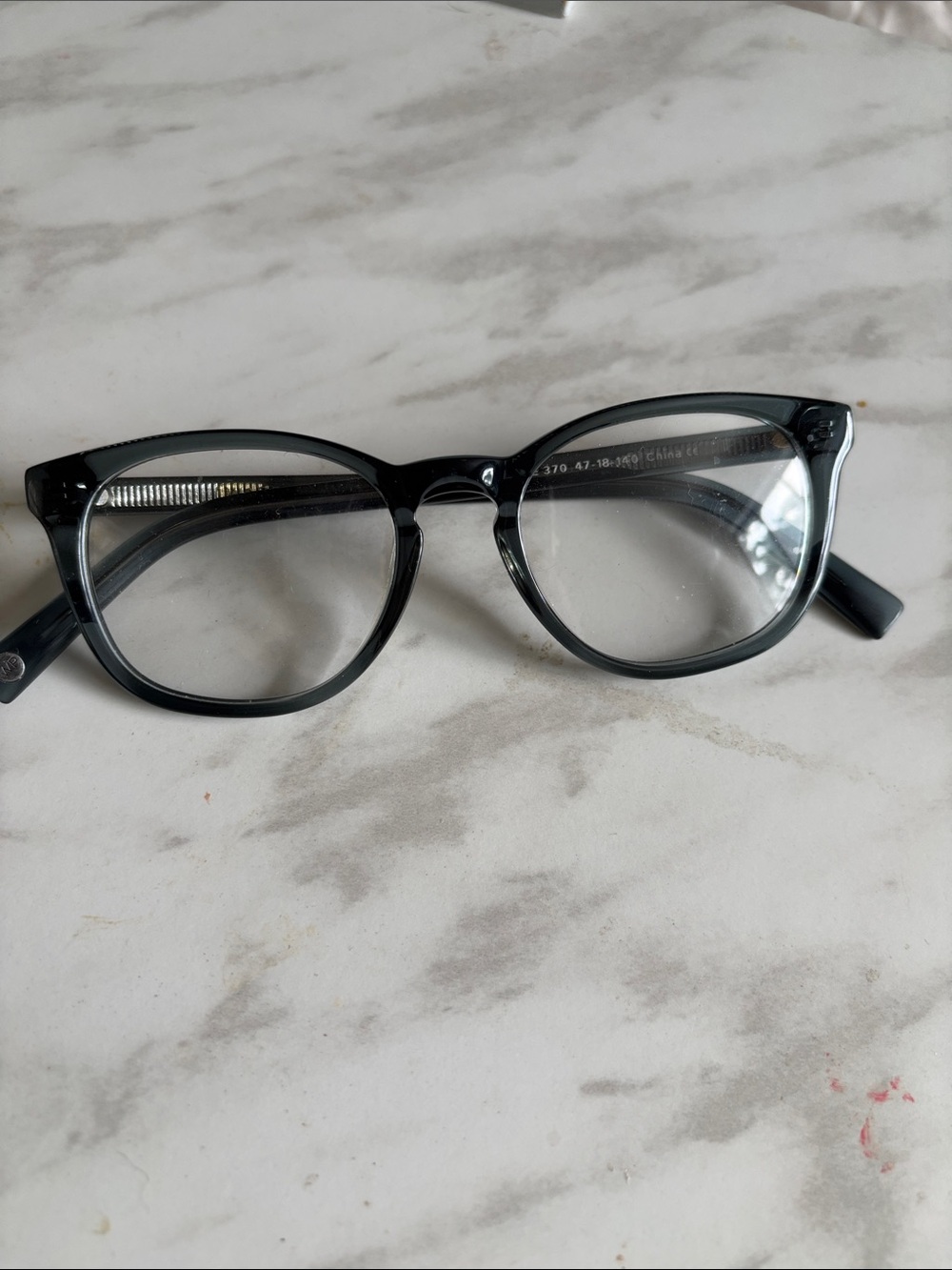 Warby Parker Black Round Square Eyeglasses